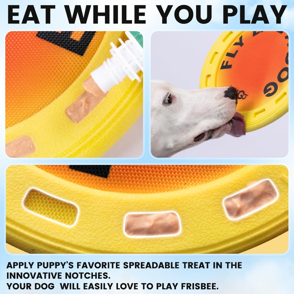 Dog Flying Disc Dog | Durable and Water Resistant