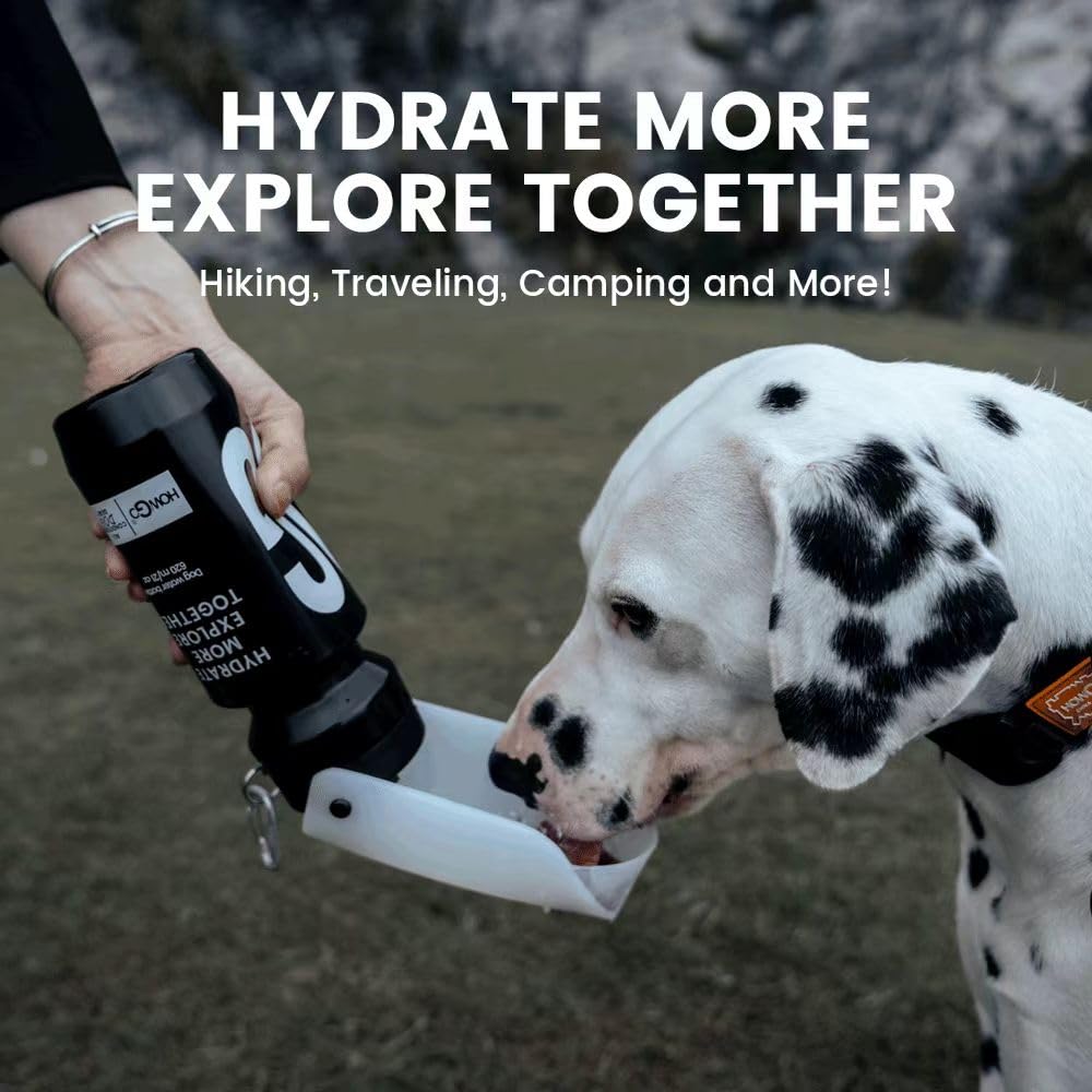 Dog Water Bottle 21oz(620ml) | Portable, Lightweight, Leak-Proof