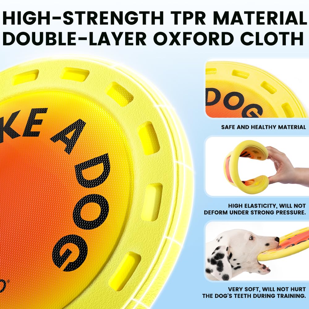 Dog Flying Disc Dog | Durable and Water Resistant