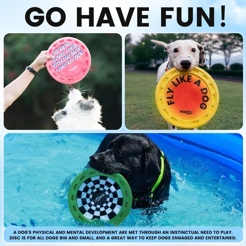 Dog Flying Disc Dog | Durable and Water Resistant