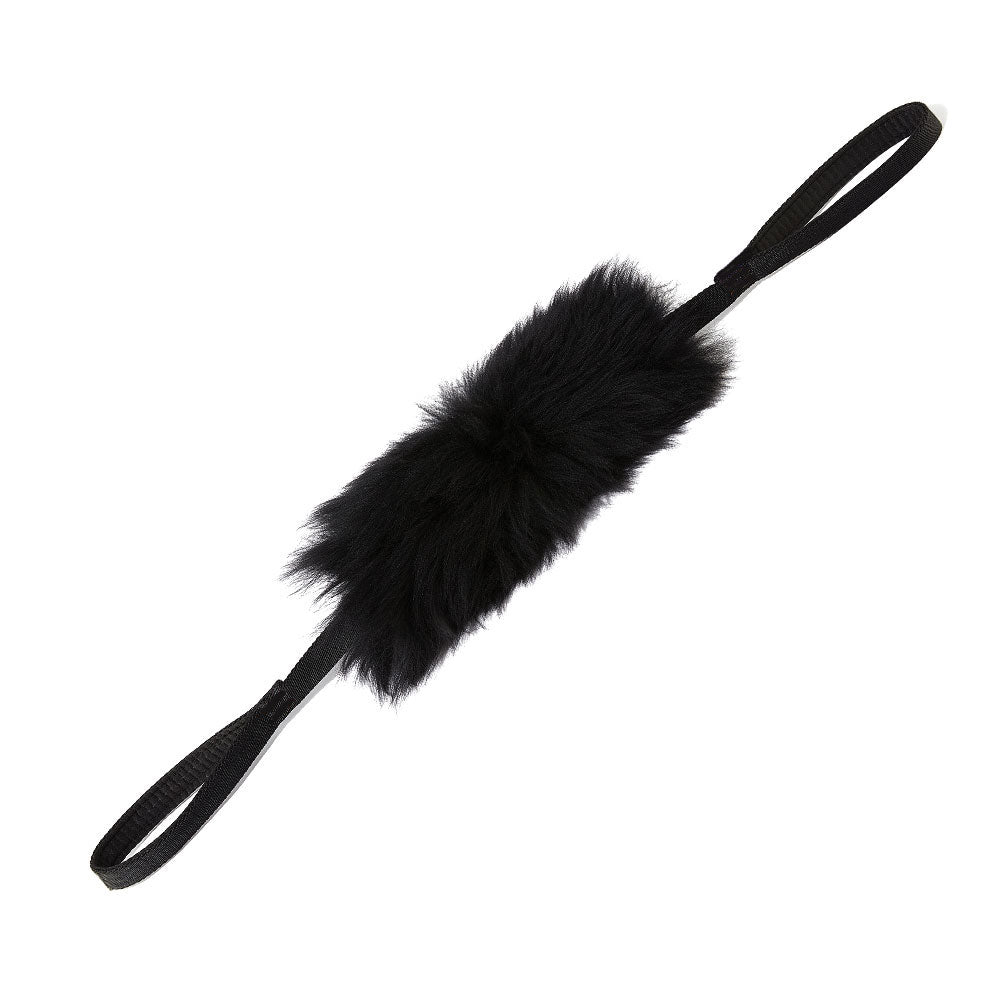 Dog Rope Tug Toy | Double Handles & 100% Sheepskin