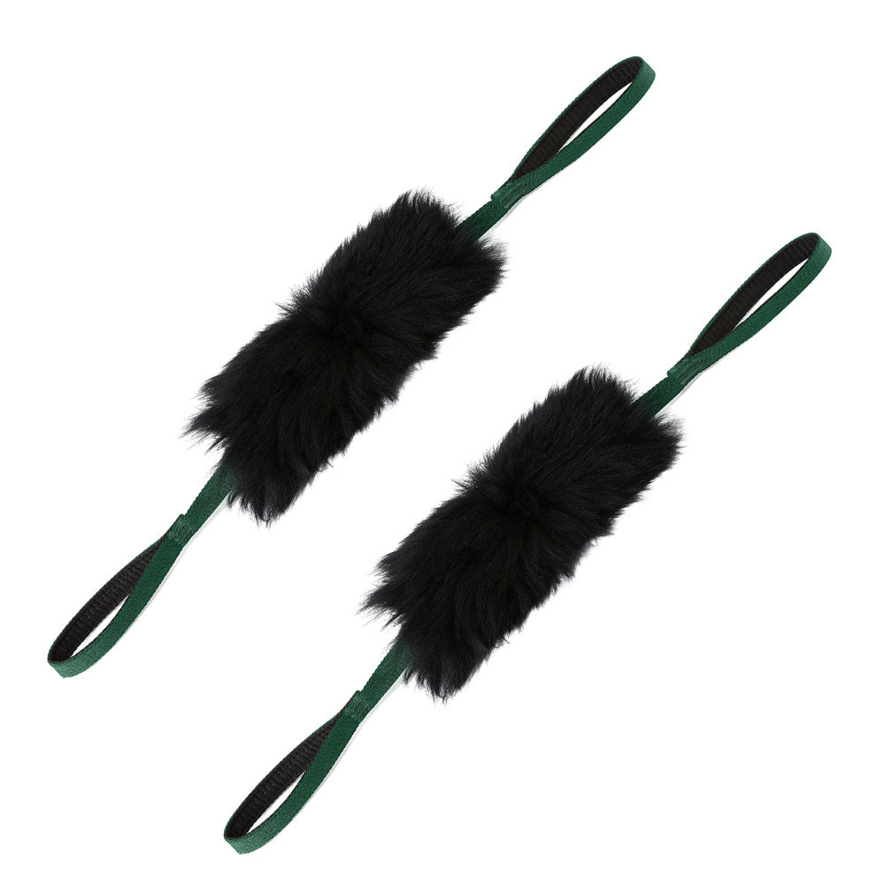 Dog Rope Tug Toy | Double Handles & 100% Sheepskin